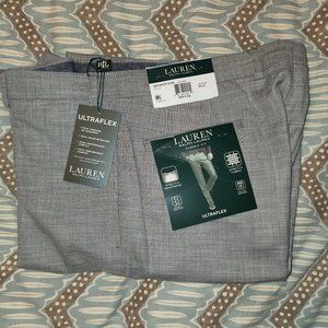 NWT Lauren Dress Slacks 36x32 In Grey